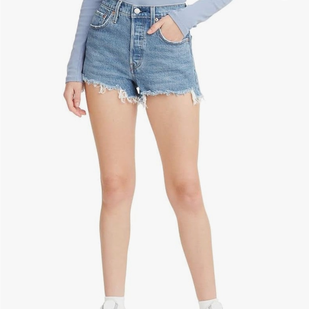 LEVIS 501 ORIGINAL SHORTS, size 25, color: jazz solo-medium indigo